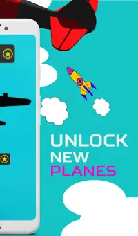 Armless Plane : Escape From Missiles Screen Shot 7