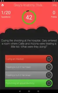 Unofficial Grey's Anatomy Quiz Trivia Game Screen Shot 6