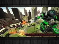 Airplane Robot Hero - City War Survival Screen Shot 6