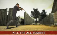 Commando zombie shooting - offline military games Screen Shot 1