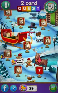 Bingo Quest Winter Wonderland Garden Screen Shot 4