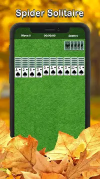 Spinne Solitär: Spaß Karte Herausforderung Spiel Screen Shot 0