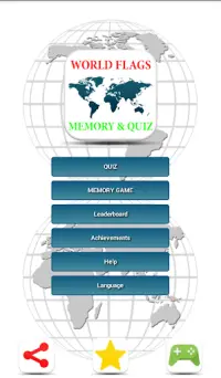 World Flags Memory and Quiz Screen Shot 0