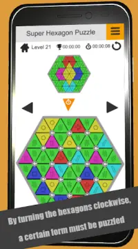 Super Hexagon Puzzle Screen Shot 0