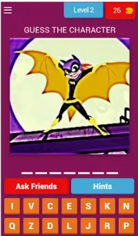 DC Super Hero Quiz Screen Shot 1