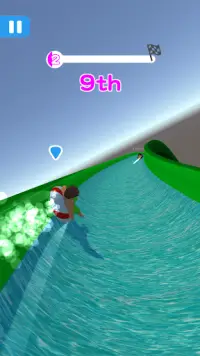 Water Park Race Roller Rush IO Screen Shot 0