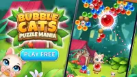 Bubble Cats Shooter POP : Puzzle Mania Screen Shot 0