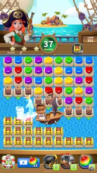 Pirate Jewel Quest - Match 3 Puzzle Screen Shot 0