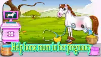 गर्भवती खेल - माँ घोड़ा Screen Shot 0