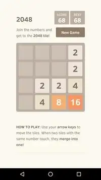 2048 Screen Shot 0