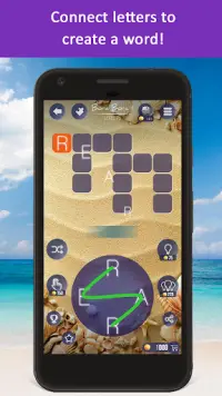 Word Beach: Word Search Games Screen Shot 1