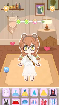 Cute Doll :Dress Up Game Screen Shot 3