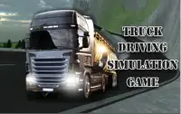 ट्रक ड्राइविंग सिमुलेशन खेल Screen Shot 1
