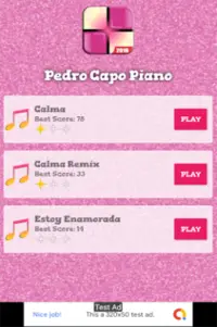 Pedro Capo Calma (Remix) Piano Games Songs Screen Shot 0