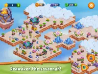 Savannah Merge! Wild Animal Park & Safari Zoo Game Screen Shot 6