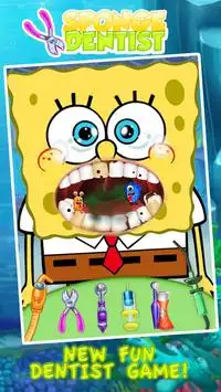 Sponge Dentist Kids Game Screen Shot 0