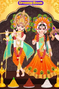 Lord Radha Krishna Live Temple Screen Shot 2