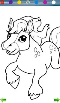 Horse Coloring Game Screen Shot 1