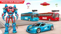 Bus Robot Car War - Robot Game Screen Shot 7