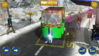 Mountain Auto Rickshaw Driving Simulator Free Screen Shot 0
