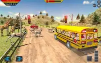 Off Road School Bus: simulador de conducción cuest Screen Shot 11
