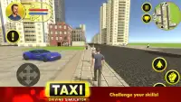 Taxi Driving Sim Screen Shot 1