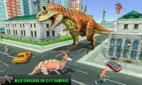 3D Dinosaur Rampage: Destroy City As Real Dino Screen Shot 0