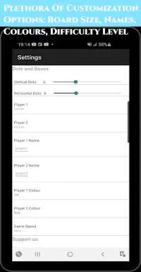 Dots and Boxes Screen Shot 3