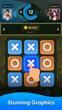 Tic Tac Toe - Voice Chat Game Screen Shot 1