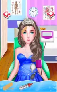 Jogos de princesa doutor face Screen Shot 6