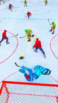 आइस हॉकी 2019 - क्लासिक शीतकालीन लीग चुनौतियां Screen Shot 2