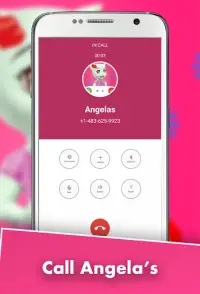 Call from Angela’s Chat   Call Simulator Screen Shot 3