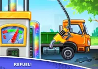 Truck games - build a house Screen Shot 1