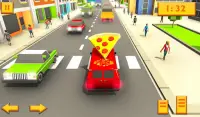 Pizza Delivery Van Virtual City Bike Moto Driving Screen Shot 2