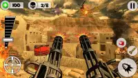 Desert Storm Gunship Gunner Battlefield: fps games Screen Shot 1