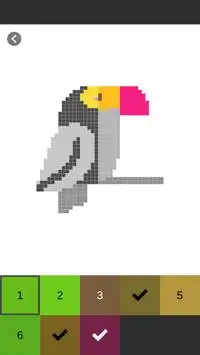 AnimalPic - Coloring by Number & Pixel Art Free Screen Shot 2