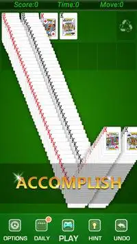 Solitaire Game Screen Shot 1