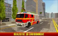 Firefighter Simulator 2018: Real Firefighting Game Screen Shot 1