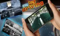Snow Bus Driving Sim Screen Shot 3