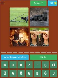 4 Resim 1 Kelime Oyunu -Dünyanın en zor oyunu Screen Shot 9