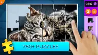 Mga Jigsaw Puzzle: Mga Hayop Screen Shot 0