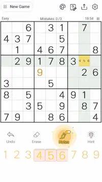 Sudoku: Classic Brain Number Puzzle Game Screen Shot 2