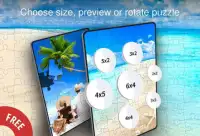 Puzzle with beach Screen Shot 6