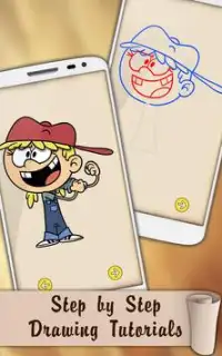 Draw Loud House Lincoln Adventures Screen Shot 0