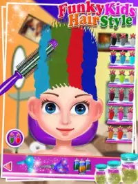 Funky Kids Hair Style - Salon Screen Shot 2
