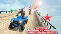 Mustahil Mega Ramp Superheros Stunt Racing Sim Screen Shot 9