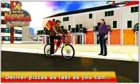 Bicycle Pizza Delivery Boy Sim Screen Shot 2