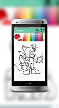 Coloring for Sonic Screen Shot 2