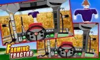 Farming Tractor - Kids 2D Game Screen Shot 1