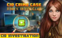 CID Crime Case Investigation : Hidden Object Game Screen Shot 0